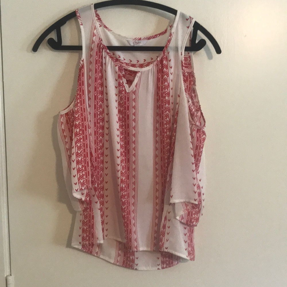Cold shoulder shirt